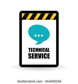 Technical service. call center icon. support concept