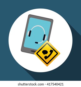 Technical service. call center icon. support concept