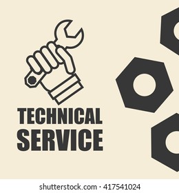 Technical service. call center icon. support concept