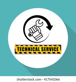 Technical service. call center icon. support concept
