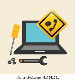 Technical service. call center icon. support concept