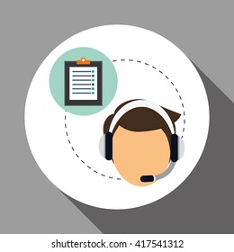 Technical service. call center icon. support concept