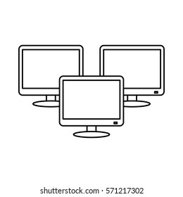 technical service computers icon, vetor illustration design