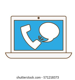 technical service computers icon, vetor illustration design