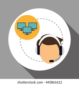 Technical service  concept with icon design, vector illustration 10 eps graphic.