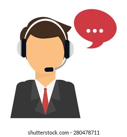 Technical service design over white background, vector illustration.