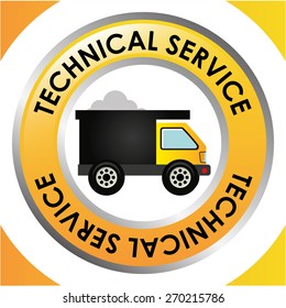 technical service design, vector illustration eps10 graphic 