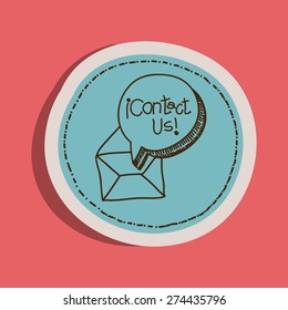Technical service over pink background, vector illustration