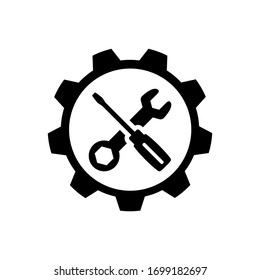 Technical Service sign, symbol, icon. Vector illustration