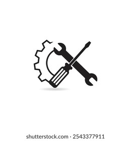 Technical Service sign, symbol, icon. Vector illustration