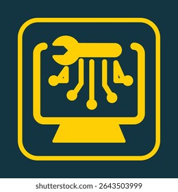 Technical Services trendy vector art design cute amazing design colorful useful illustration.eps