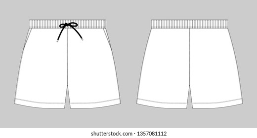 shorts outline