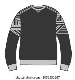 technical sketch sweaters vector illustration desing