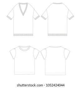 technical sketch t-shirt vector illustration 
