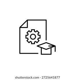 Documento De Habilidades Técnicas Con Cog Y Graduation Cap