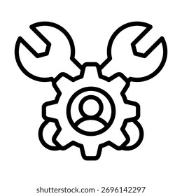 Elemento De Ícone De Habilidades Técnicas Para Design E Vetor