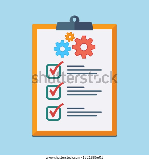 Technical Support Check List Icon Vector Checklist Clipboard
