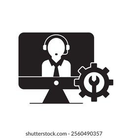 Technical support customer service icon, Enhancing User Experience Through Technical Support and Customer Service, Delivering Excellence in Technical Support for Customer Satisfaction icon