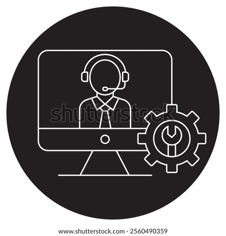 Technical support customer service icon, Enhancing User Experience Through Technical Support and Customer Service, Delivering Excellence in Technical Support for Customer Satisfaction icon