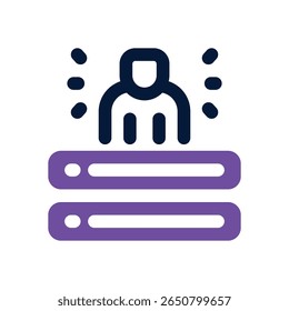 technical support duotone icon. Sleek and modern vector icon for websites, mobile apps, marketing materials, and corporate design. Fully scalable and ready to use.