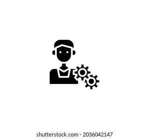 Technical Support Icon Isolated On White Background