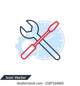 technical support icon logo vector illustration. Help and support symbol template for graphic and web design collection