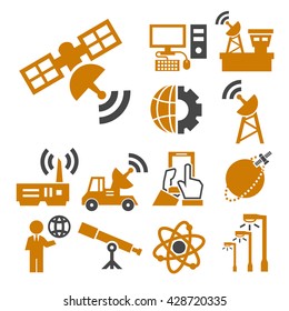 technical support icon set