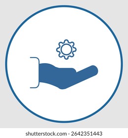 Ícone de suporte técnico, smart arts para ux ui, novo ícone moderno, ícone editável para projeto, arquivo de ilustração vetorial, ícone popular isolado.