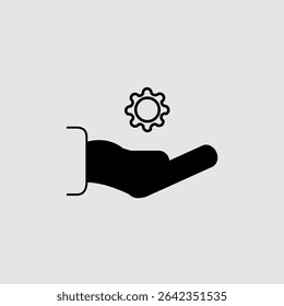 Ícone de suporte técnico, smart arts para ux ui, novo ícone moderno, ícone editável para projeto, arquivo de ilustração vetorial, ícone popular isolado.