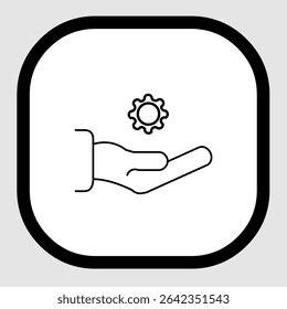 Technical support icon, smart arts for ux ui, new modern icon, editable icon for project, vector illustration file, popular icon isolated.