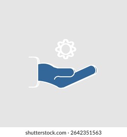 Ícone de suporte técnico, smart arts para ux ui, novo ícone moderno, ícone editável para projeto, arquivo de ilustração vetorial, ícone popular isolado.