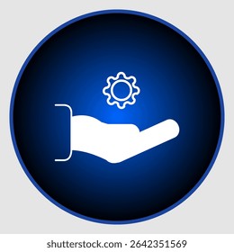Ícone de suporte técnico, smart arts para ux ui, novo ícone moderno, ícone editável para projeto, arquivo de ilustração vetorial, ícone popular isolado.