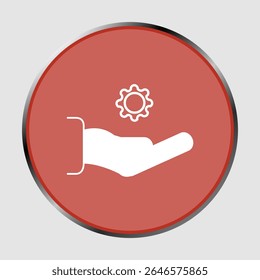 Ícone de suporte técnico, smart arts para ux ui, novo ícone moderno, ícone editável para projeto, arquivo de ilustração vetorial, ícone popular isolado.