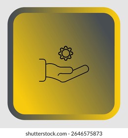 Ícone de suporte técnico, smart arts para ux ui, novo ícone moderno, ícone editável para projeto, arquivo de ilustração vetorial, ícone popular isolado.