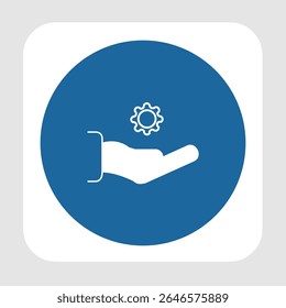 Ícone de suporte técnico, smart arts para ux ui, novo ícone moderno, ícone editável para projeto, arquivo de ilustração vetorial, ícone popular isolado.