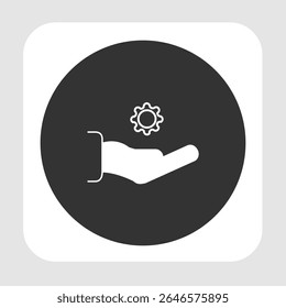 Ícone de suporte técnico, smart arts para ux ui, novo ícone moderno, ícone editável para projeto, arquivo de ilustração vetorial, ícone popular isolado.