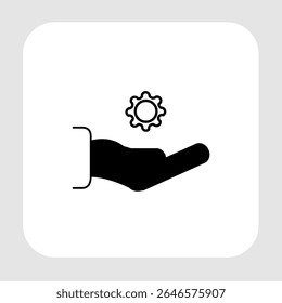 Ícone de suporte técnico, smart arts para ux ui, novo ícone moderno, ícone editável para projeto, arquivo de ilustração vetorial, ícone popular isolado.