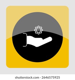 Ícone de suporte técnico, smart arts para ux ui, novo ícone moderno, ícone editável para projeto, arquivo de ilustração vetorial, ícone popular isolado.