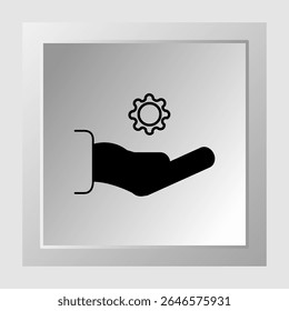 Ícone de suporte técnico, smart arts para ux ui, novo ícone moderno, ícone editável para projeto, arquivo de ilustração vetorial, ícone popular isolado.