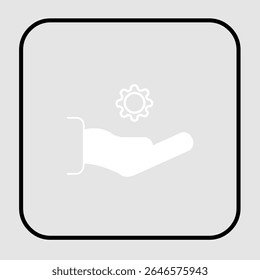 Ícone de suporte técnico, smart arts para ux ui, novo ícone moderno, ícone editável para projeto, arquivo de ilustração vetorial, ícone popular isolado.