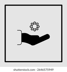 Ícone de suporte técnico, smart arts para ux ui, novo ícone moderno, ícone editável para projeto, arquivo de ilustração vetorial, ícone popular isolado.
