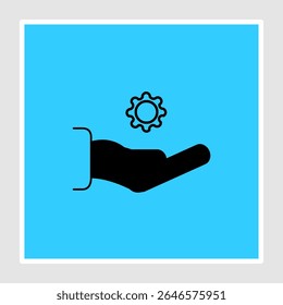 Ícone de suporte técnico, smart arts para ux ui, novo ícone moderno, ícone editável para projeto, arquivo de ilustração vetorial, ícone popular isolado.