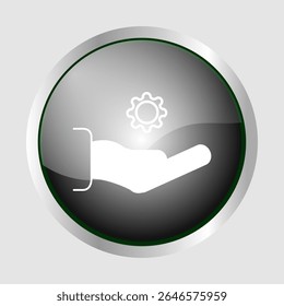 Ícone de suporte técnico, smart arts para ux ui, novo ícone moderno, ícone editável para projeto, arquivo de ilustração vetorial, ícone popular isolado.