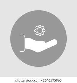 Ícone de suporte técnico, smart arts para ux ui, novo ícone moderno, ícone editável para projeto, arquivo de ilustração vetorial, ícone popular isolado.