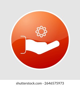 Ícone de suporte técnico, smart arts para ux ui, novo ícone moderno, ícone editável para projeto, arquivo de ilustração vetorial, ícone popular isolado.