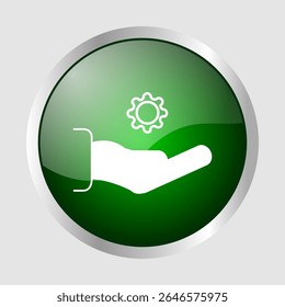 Ícone de suporte técnico, smart arts para ux ui, novo ícone moderno, ícone editável para projeto, arquivo de ilustração vetorial, ícone popular isolado.