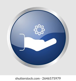 Ícone de suporte técnico, smart arts para ux ui, novo ícone moderno, ícone editável para projeto, arquivo de ilustração vetorial, ícone popular isolado.