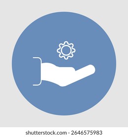 Ícone de suporte técnico, smart arts para ux ui, novo ícone moderno, ícone editável para projeto, arquivo de ilustração vetorial, ícone popular isolado.