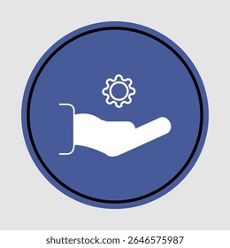 Ícone de suporte técnico, smart arts para ux ui, novo ícone moderno, ícone editável para projeto, arquivo de ilustração vetorial, ícone popular isolado.