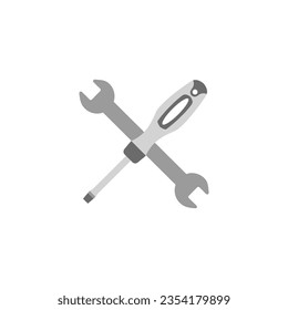 Technical support icon. Tools, operator, smartphone. Digital gadgets concept. Can be used for topics like online help, call center, customer service, Call center, online customer support, Contact Us